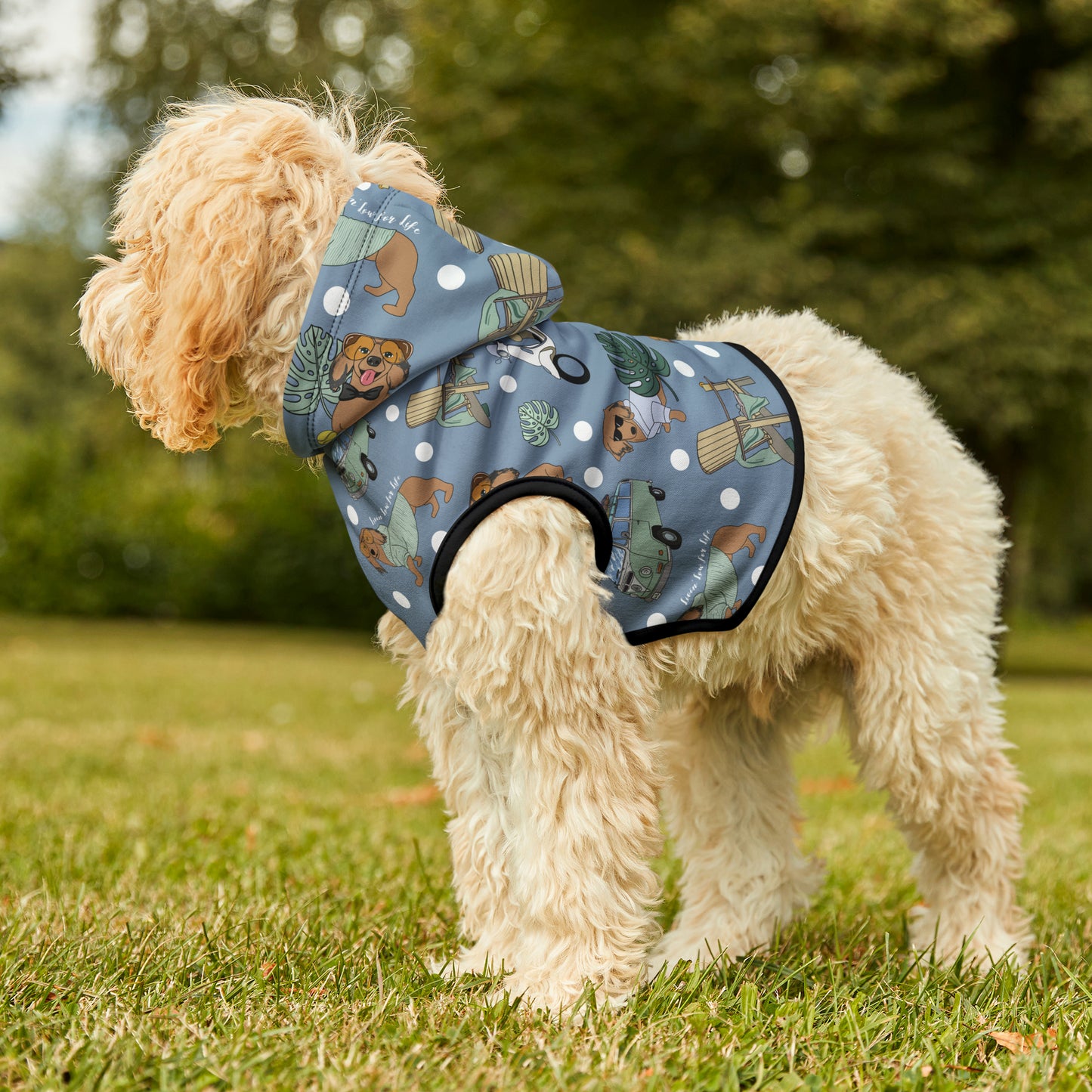 Copy of Pet Hoodie for cats & dogs in blue