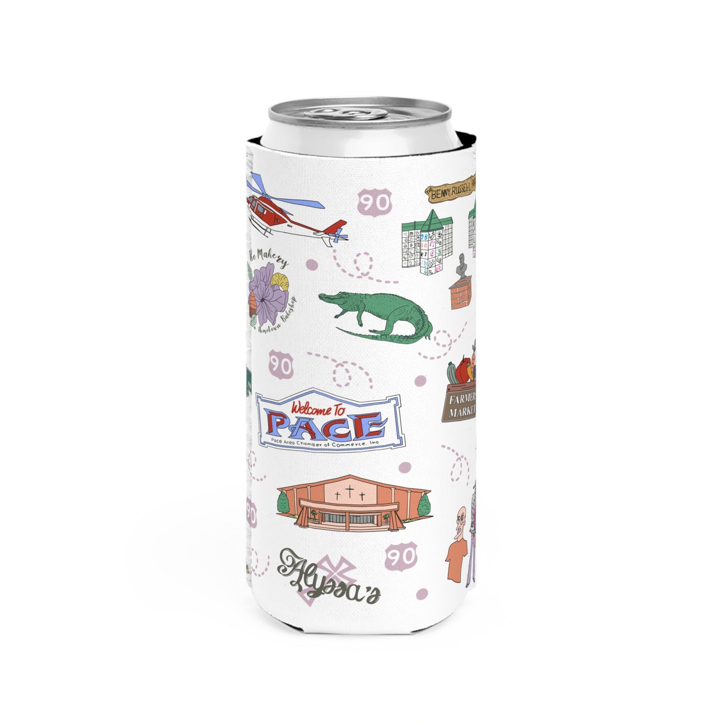 Slim Can Cooler with Pace, Florida FL