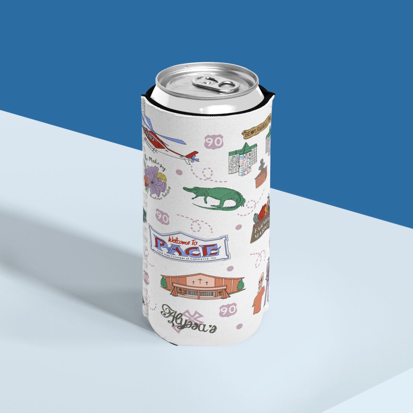 Slim Can Cooler with Pace, Florida FL