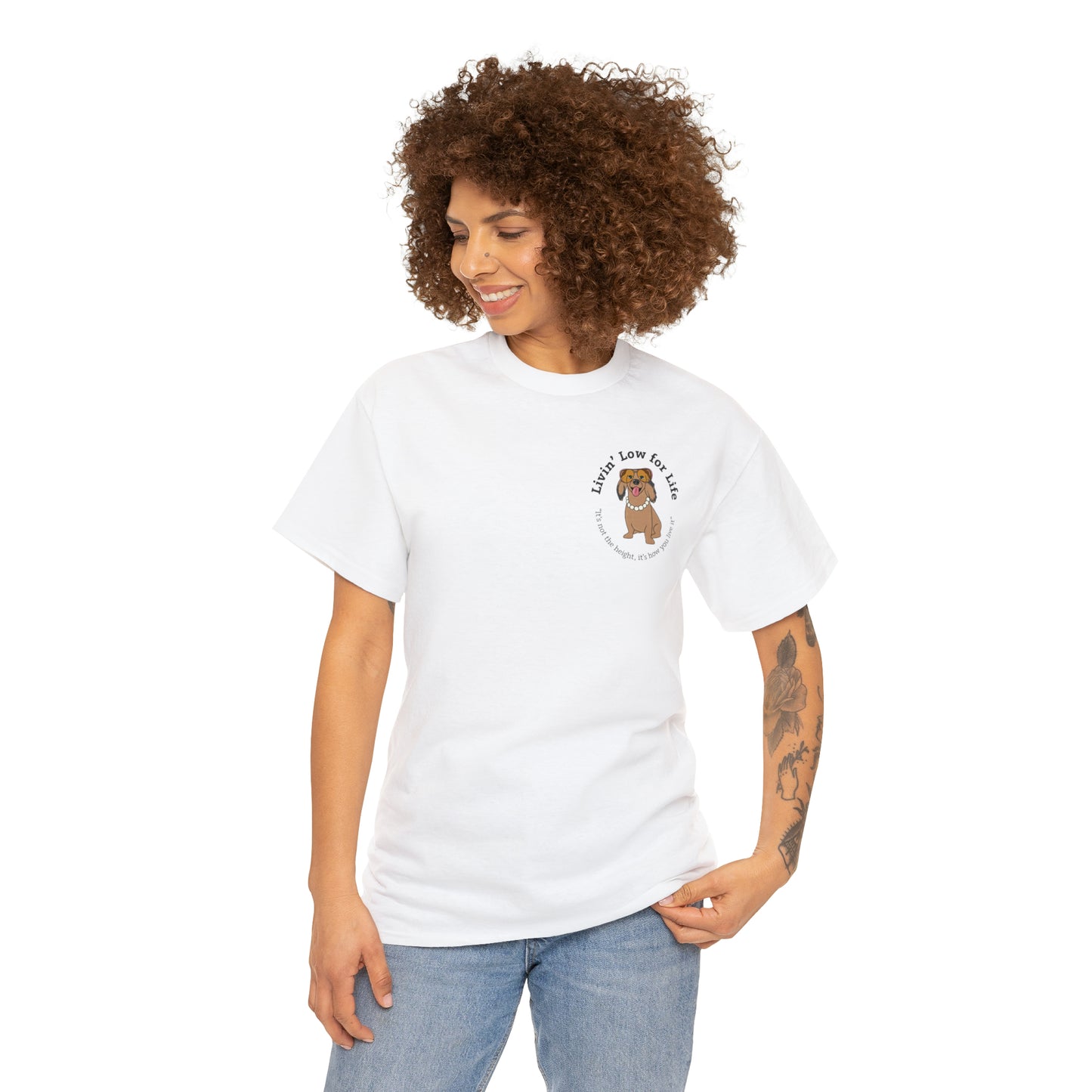 Unisex Heavy Cotton Tee with Piper logo