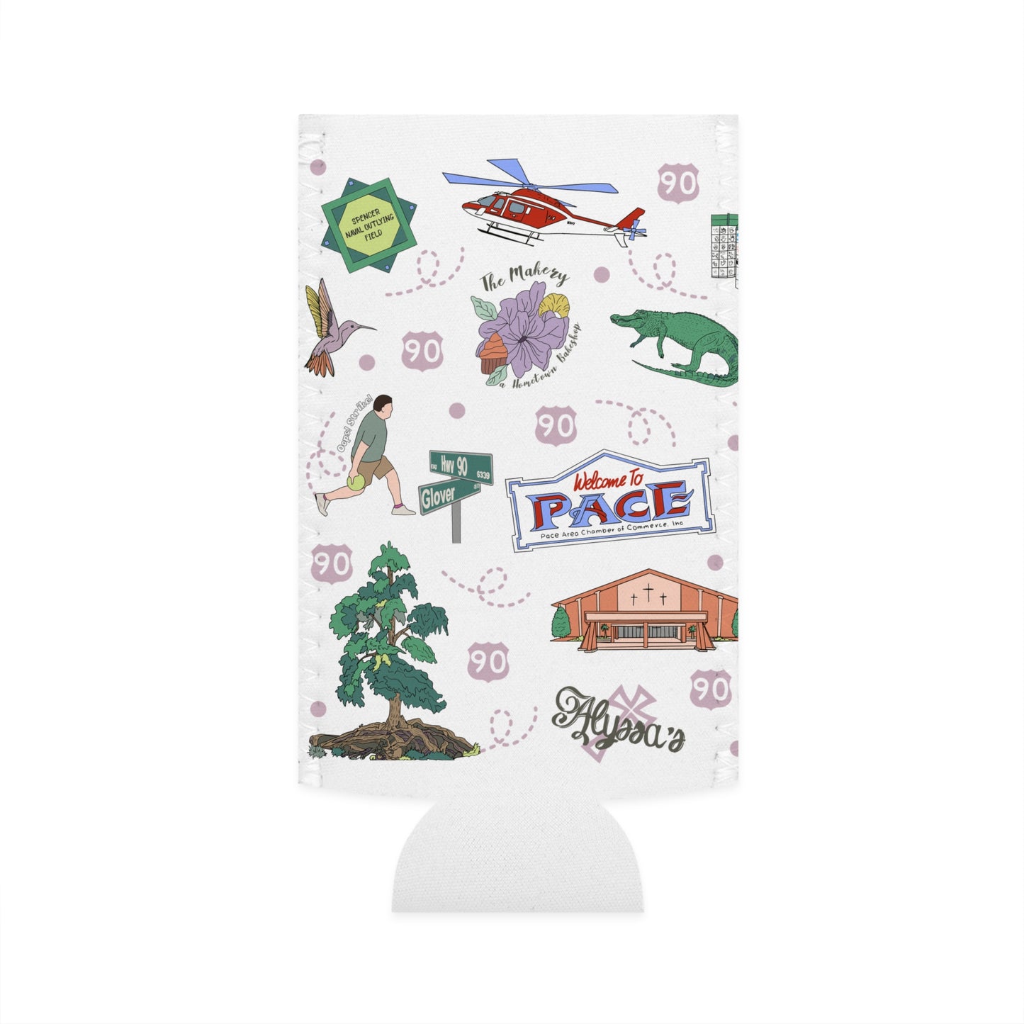 Slim Can Cooler with Pace, Florida FL