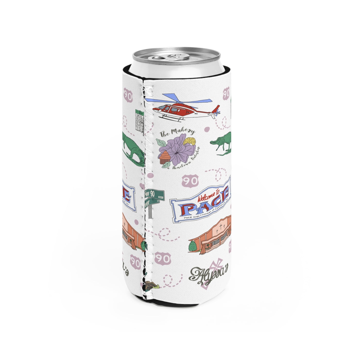 Slim Can Cooler with Pace, Florida FL