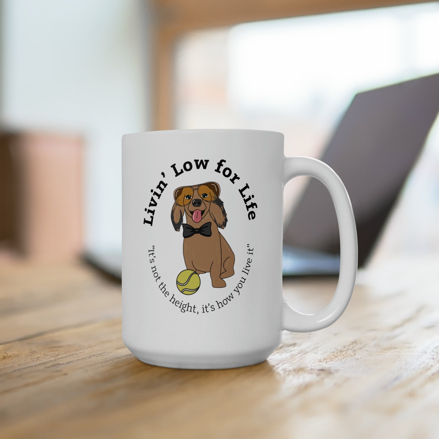Ceramic Mug 15oz Bow Logo