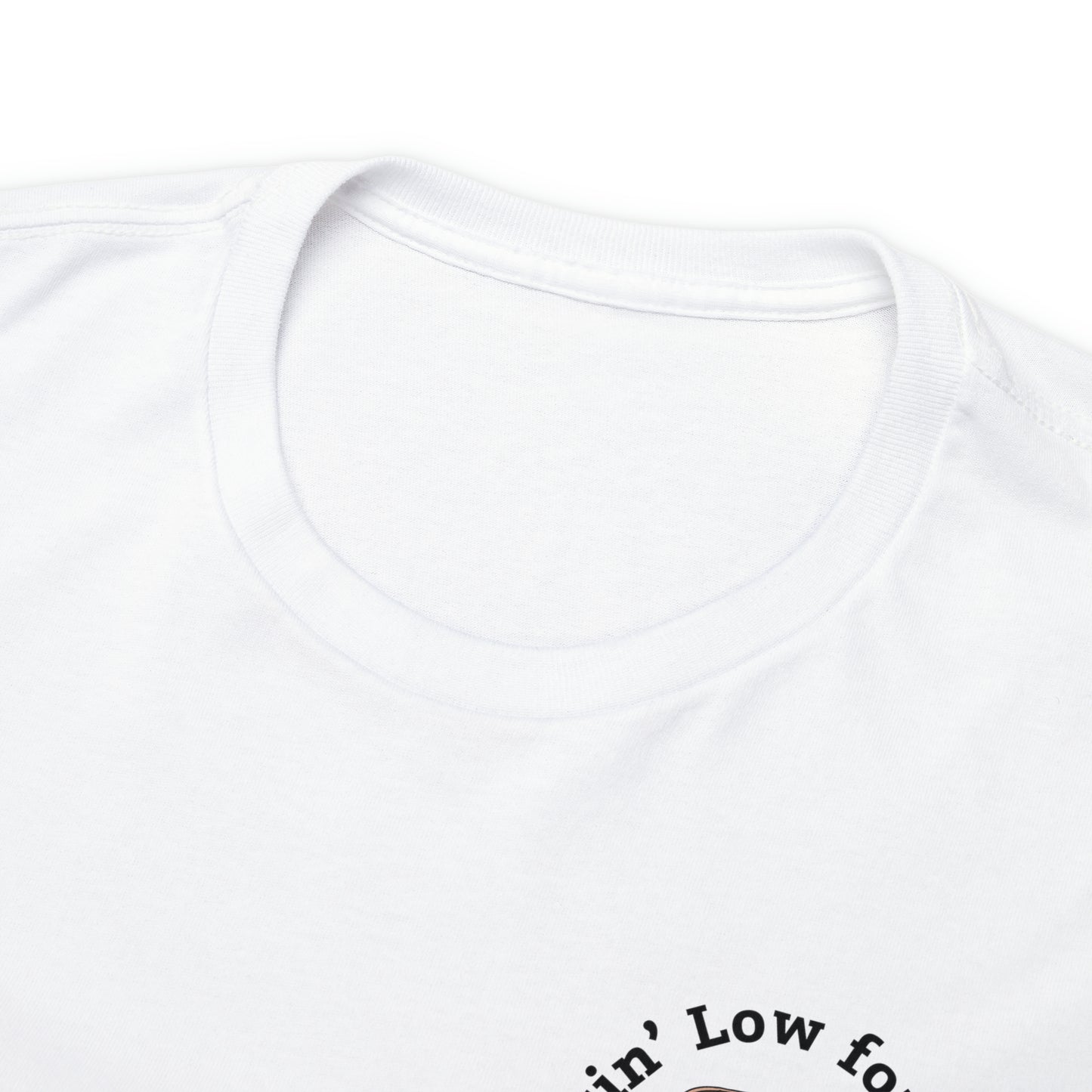 Unisex Heavy Cotton Tee with Bow logo