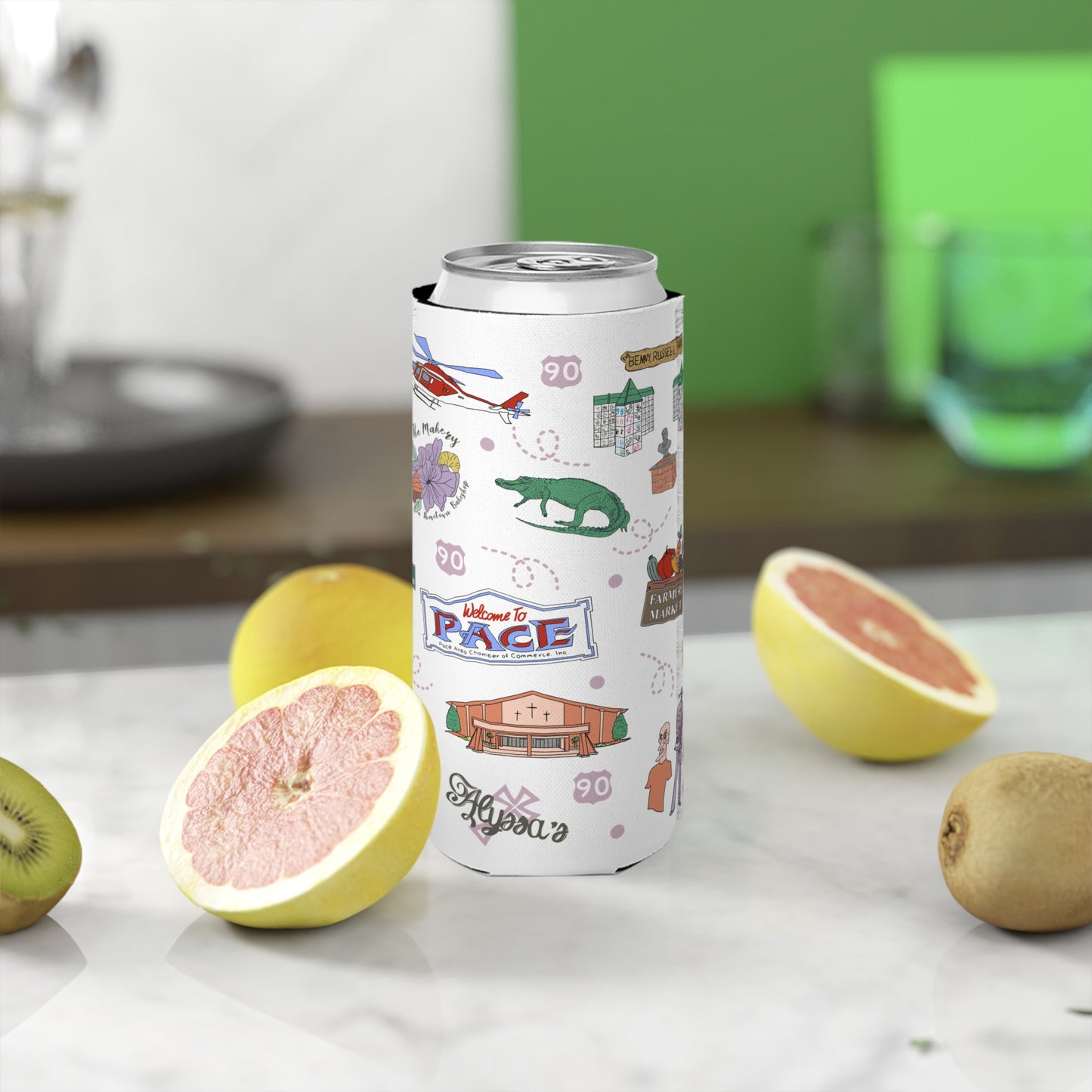Slim Can Cooler with Pace, Florida FL