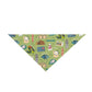 Pet Bandana with Atlanta, GA in green