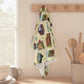 Kitchen Towel with Asheville, North Carolina NC in light yellow