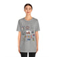 Unisex Jersey Short Sleeve Tee with St. Louis, Missouri MO landmarks print