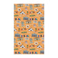 Kitchen Towel with Maui, HI in orange