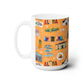 Ceramic Mug 15oz with Maui, HI in orange