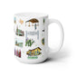 Ceramic Mug 15oz with Garland, Texas TX in white