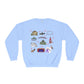 Unisex NuBlend® Crewneck Sweatshirt with Janesville, Wisconsin WI in assorted colors