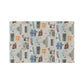 Kitchen Towel with Ocala, Florida FL in grey
