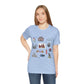 Unisex Jersey Short Sleeve Tee with St. Louis, Missouri MO landmarks print