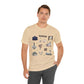Unisex Jersey Short Sleeve Tee with Bagdad, Florida FL landmarks print