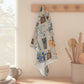 Kitchen Towel with Ocala, Florida FL in grey