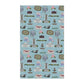 Kitchen Towel with Tallahassee, FL in blue