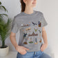 Unisex Jersey Short Sleeve Tee with Austin, Texas TX landmarks print