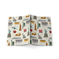Paperback notebook with New York City, Manhattan, Brooklyn NY landmarks in ivory 150 lined pages
