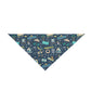 Pet Bandana with Navarre Beach, FL in navy