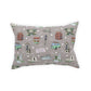 Broadcloth Pillow with 30A, FL in coffee