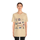 Unisex Jersey Short Sleeve Tee with St. Louis, Missouri MO landmarks print