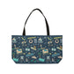 Tote Bag with Navarre Beach, FL in navy