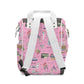 Multifunctional Diaper Backpack Pensacola pink