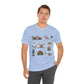 Unisex Jersey Short Sleeve Tee with Tucson, Arizona AZ landmarks print