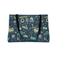 Tote Bag with Navarre Beach, FL in navy