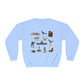 Unisex NuBlend® Crewneck Sweatshirt with Austin, Texas TX in assorted colors