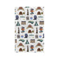 Kitchen Towel with Charlotte, North Carolina NC in white