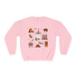 Unisex NuBlend® Crewneck Sweatshirt with Santa Fe, New Mexico NM in assorted colors