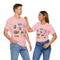 Unisex Jersey Short Sleeve Tee with Knoxville, Tennessee TN landmarks print