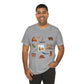 Unisex Jersey Short Sleeve Tee with Santa Fe, New Mexico NM landmarks print