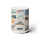 Ceramic Mug 15oz with Ocala, Florida FL in grey