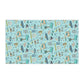 Kitchen Towel with Navarre Beach, FL in sky blue