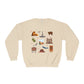 Unisex NuBlend® Crewneck Sweatshirt with Santa Fe, New Mexico NM in assorted colors