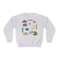 Unisex NuBlend® Crewneck Sweatshirt with Atlanta, GA in assorted colors