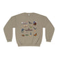 Unisex NuBlend® Crewneck Sweatshirt with Austin, Texas TX in assorted colors