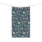 Kitchen Towel with Navarre Beach, FL in navy