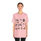 Unisex Jersey Short Sleeve Tee with Austin, Texas TX landmarks print