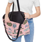 Unisex Tote Bag with Tallahassee Florida landmarks in pink