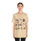Unisex Jersey Short Sleeve Tee with Austin, Texas TX landmarks print
