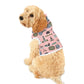 Pet Hoodie with Tallahassee Florida landmarks in pink