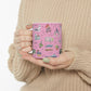 Ceramic Mug 11oz with Pensacola, FL in pink