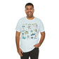 Unisex Jersey Short Sleeve Tee with Navarre Beach, FL landmarks print