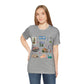 Unisex Jersey Short Sleeve Tee with Knoxville, Tennessee TN landmarks print