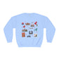 Unisex NuBlend® Crewneck Sweatshirt with Chicago, Illinois IL in assorted colors