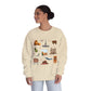Unisex NuBlend® Crewneck Sweatshirt with Santa Fe, New Mexico NM in assorted colors